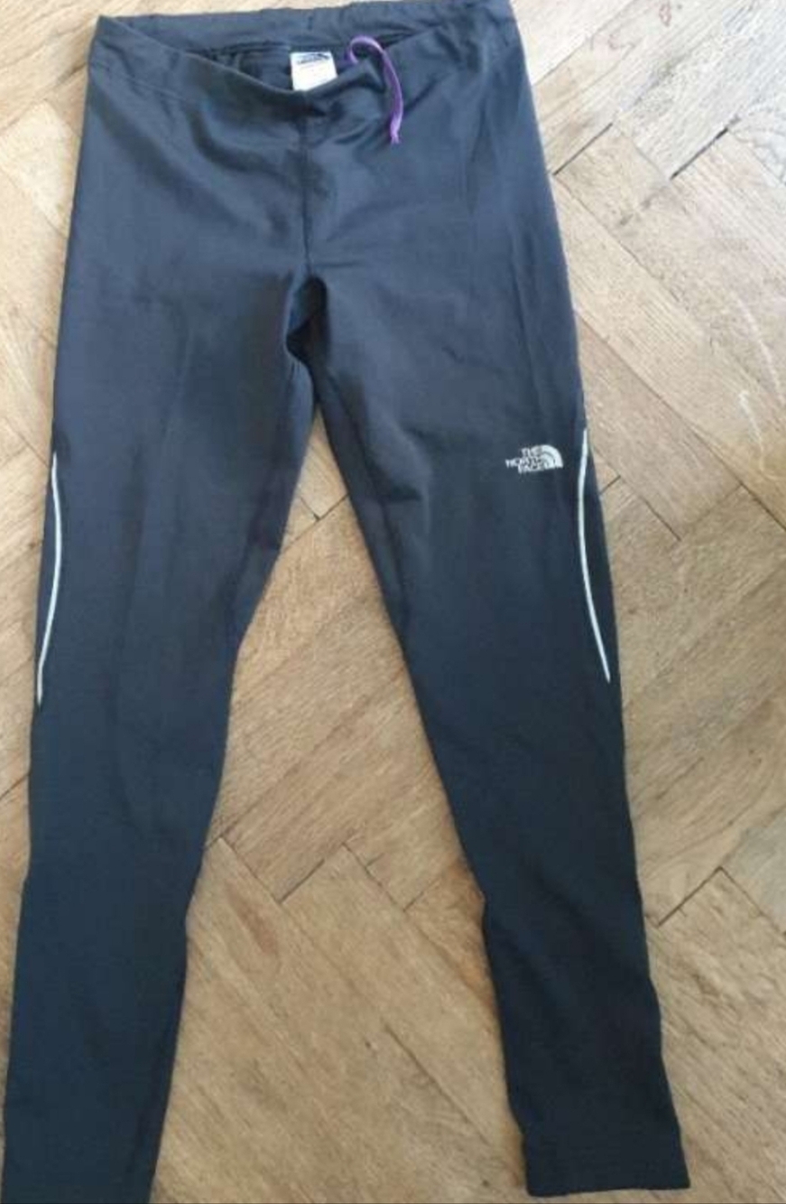 The North Face Women's Black Leggings With Ankle Zippers    Size S/P